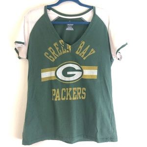 NFL Wisconsin Green Bay Packers Short Sleeve Baseball Tee size XL